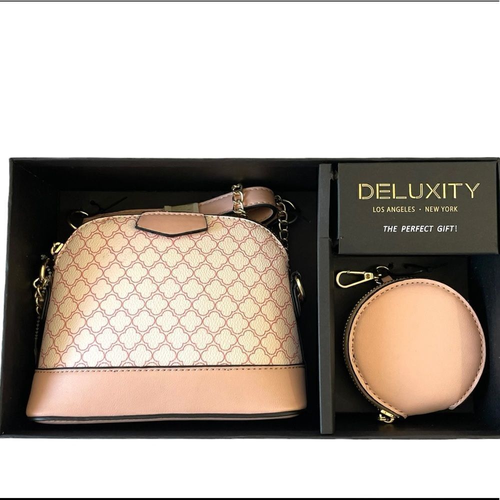Deluxity Pink Handbag‎ 2 Bag Gift Set